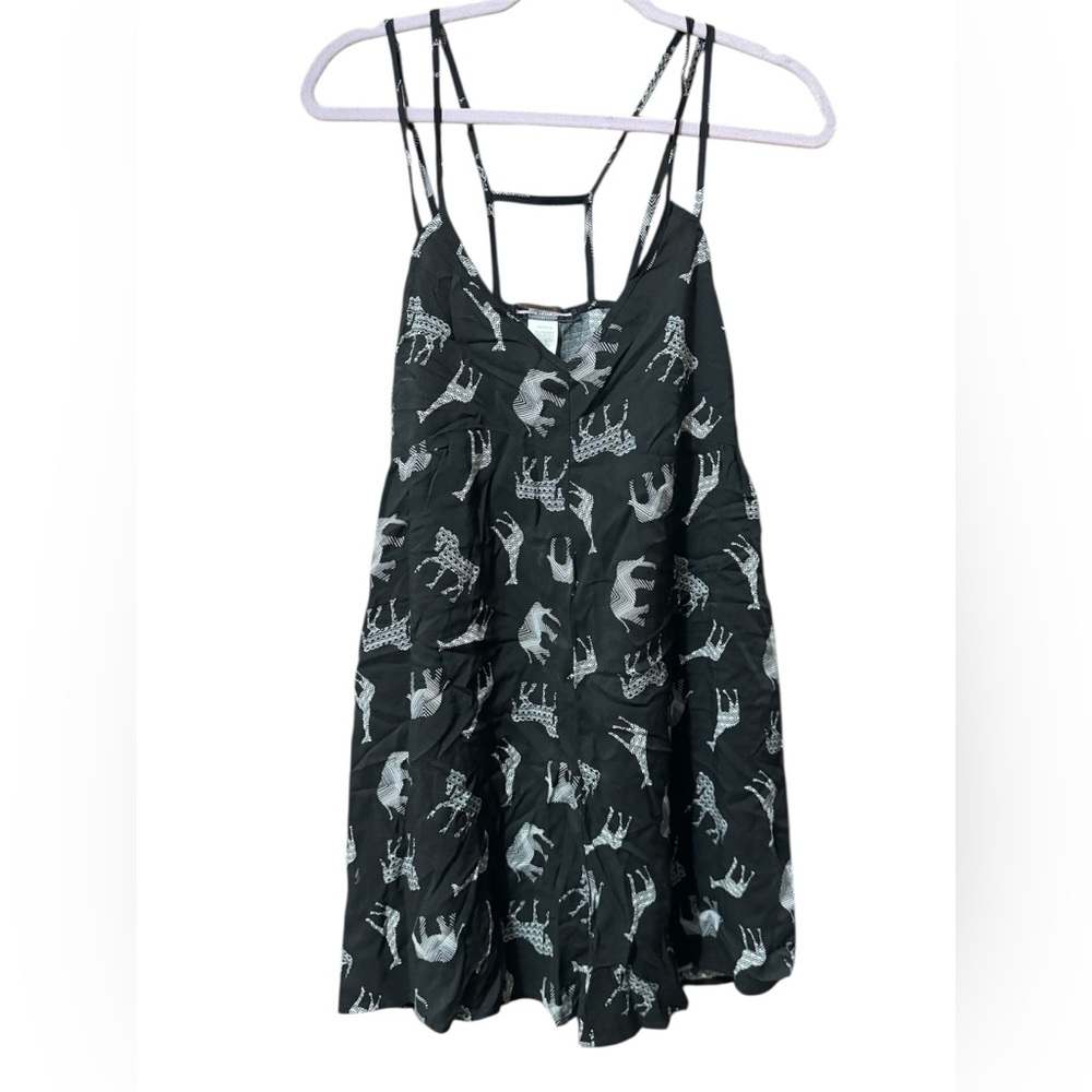 Happening in the Present Monochrome Patterned Dress